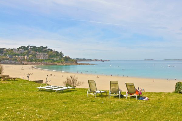 Jardin d'hôtel à Trestraou, Perros-Guirec