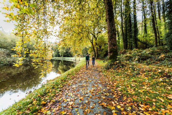 Vélo sur le Canal de Nantes à Brest, Gouarec